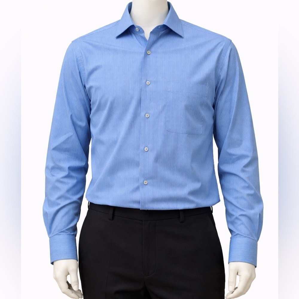 Calvin Klein Men’s Light Blue Dress Shirt – Size M (15½)
